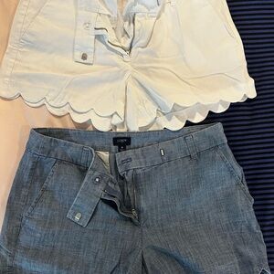 J. Crew Women's Scalloped shorts